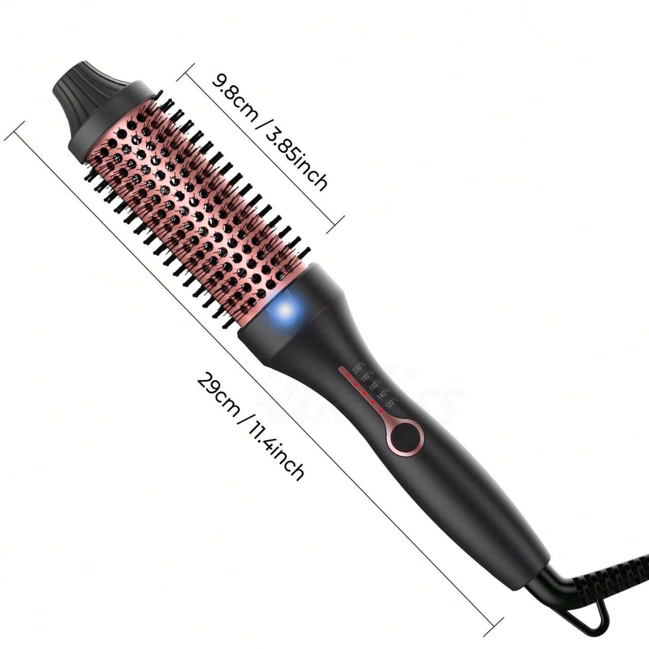 Hot Air Brush, Non-Damaging Curling Iron, Roller Brush With Inward Curl ...