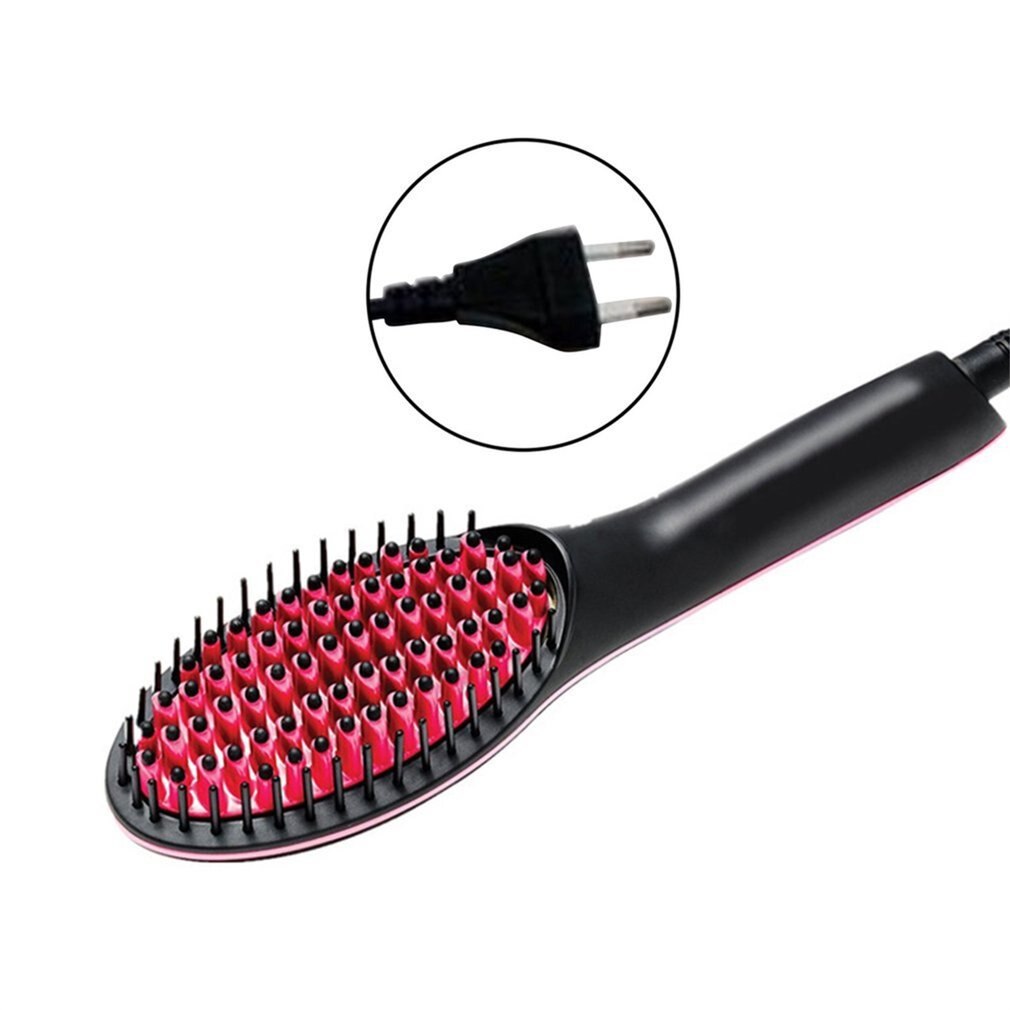 Ceramic Electric Hair Brush Straightening Irons LC... – Grandado Ceramic Electric Hair Brush Straightening Irons LC... – Grandado