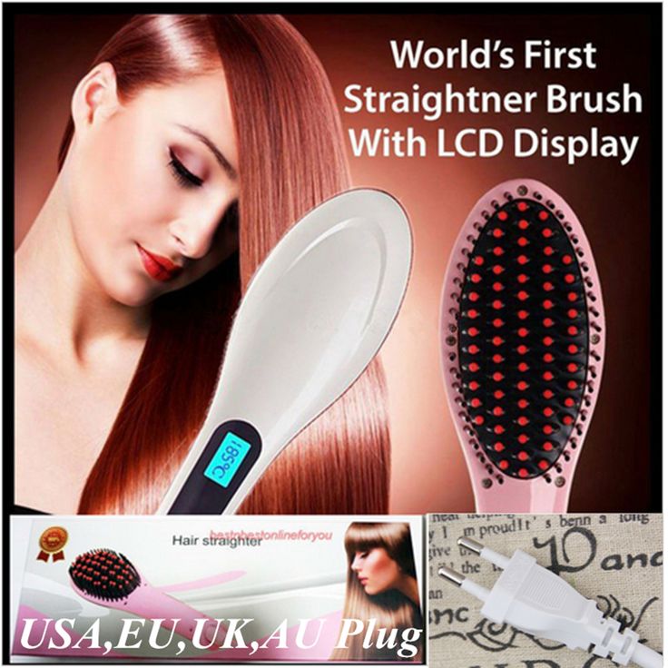 Digital Display Straightening Brush