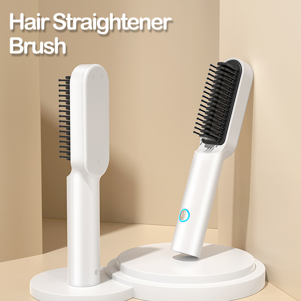 Hairbrush Straightener