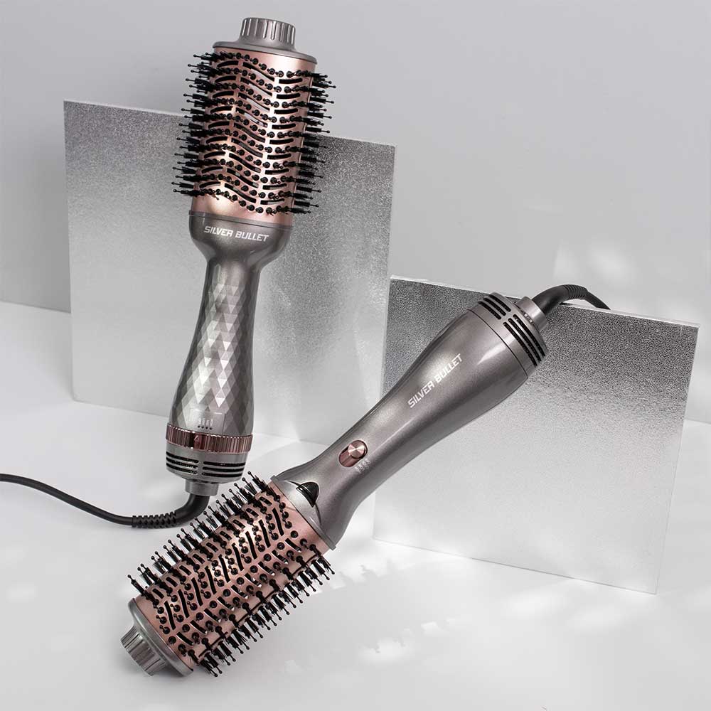 Silver Bullet Platinum Oval Hot Air Brush | silverbullethair.com.au