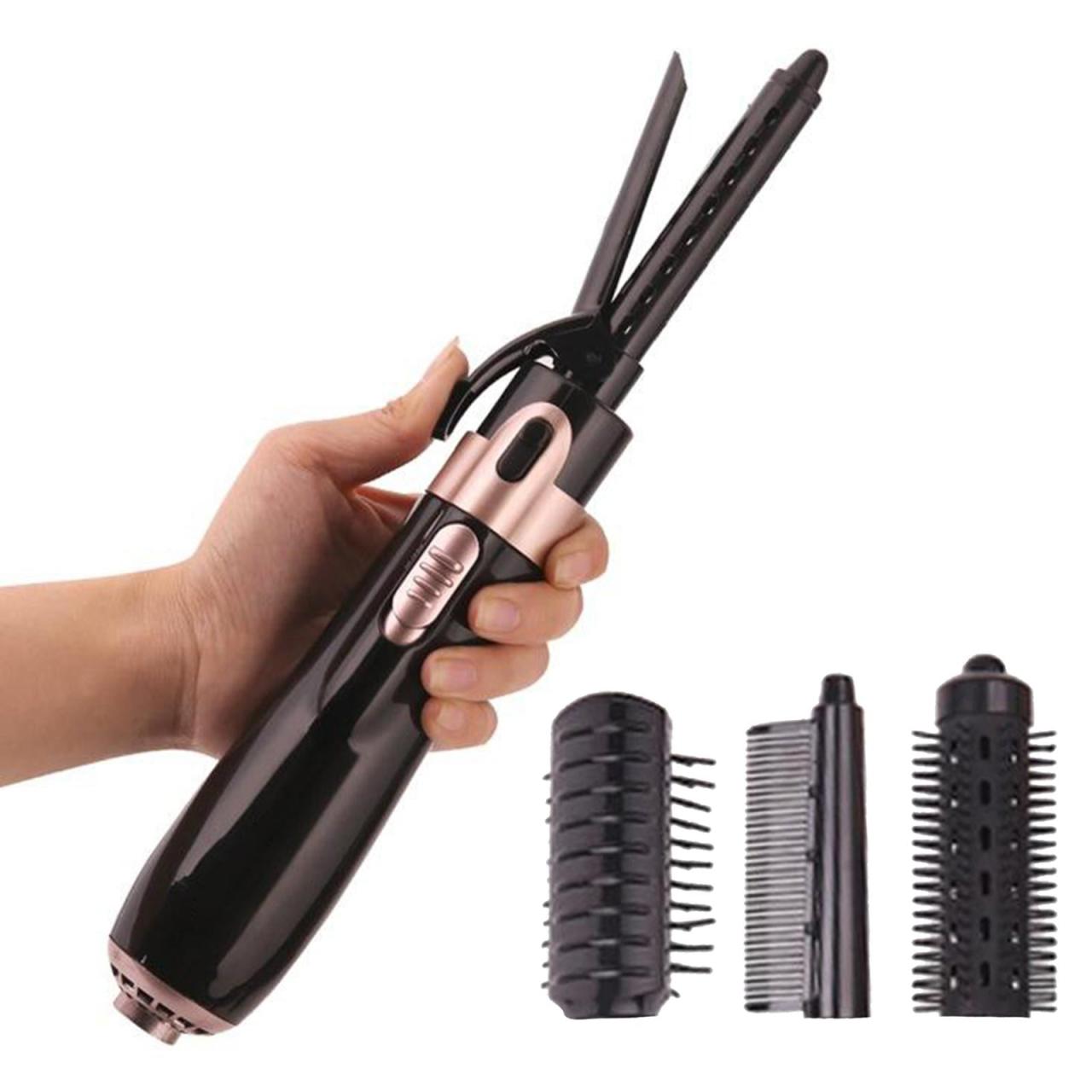 Salon Hot Air Blow Dryer Brush Professional Straightener Comb Electric ...