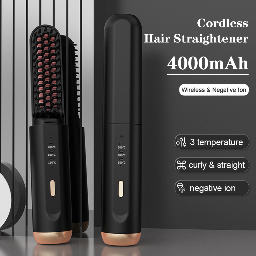 Men Hair Straightener Cordless Brush – Brush Brush Men Hair Straightener Cordless Brush – Brush Brush