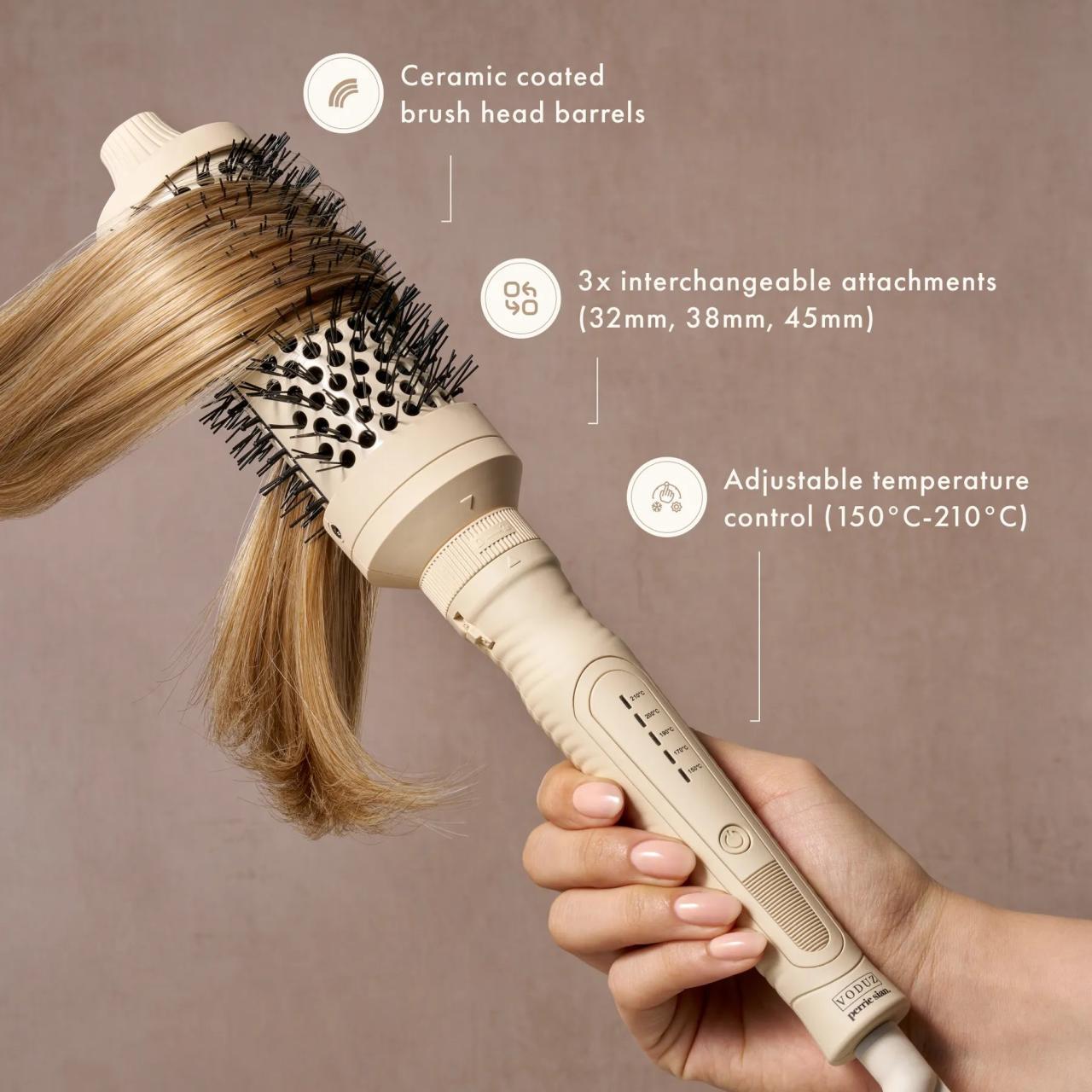 Smoothing hot brush