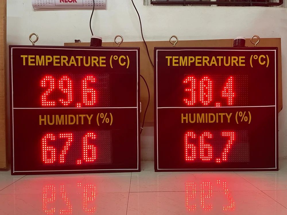LED Temperature and Humidity Display board - Temperature Humidity Led ... LED Temperature and Humidity Display board - Temperature Humidity Led ...