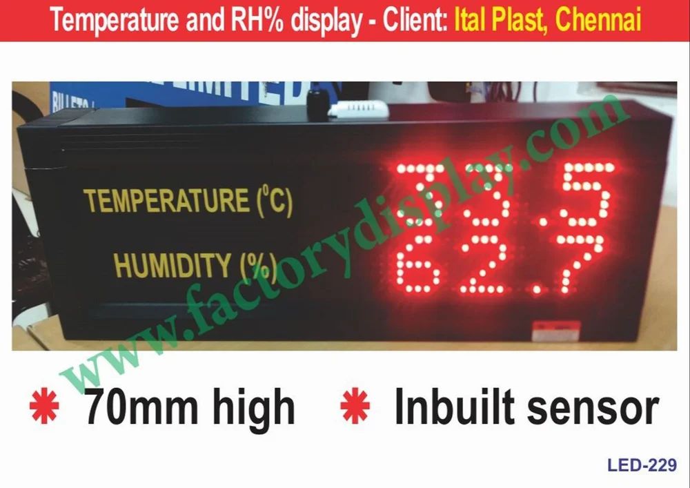 LED Temperature and Humidity Display board - Temperature Monitoring ... LED Temperature and Humidity Display board - Temperature Monitoring ...