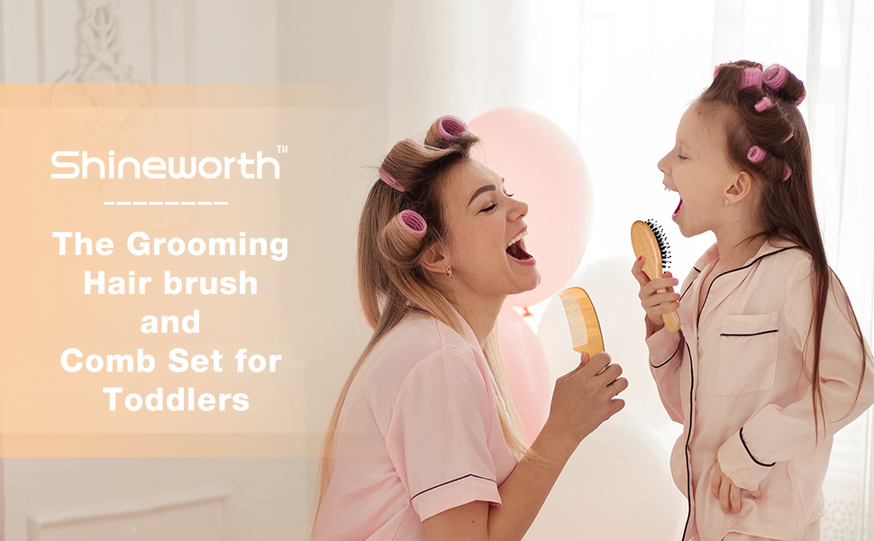 Little Girls Hair Brush Easily Brushed Through Tangles-No Liquid ...