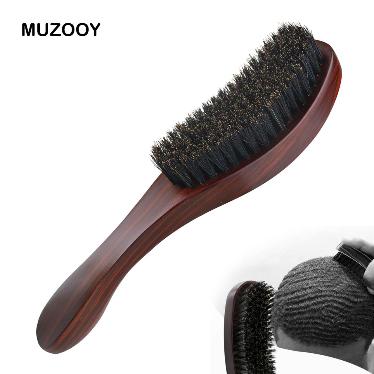 MuzooyBeauty Bristles Wave Brush, Boar Bristle Wave Hair Brush for ... MuzooyBeauty Bristles Wave Brush, Boar Bristle Wave Hair Brush for ...