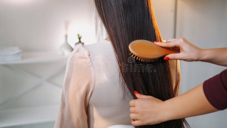 Professional Hairstylist Woman Hands Hair Brush Stock Image - Image of ... Professional Hairstylist Woman Hands Hair Brush Stock Image - Image of ...