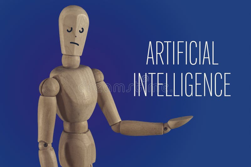 Wooden Doll Used for Drawing with a Worried Face and the Phrase in ... Wooden Doll Used for Drawing with a Worried Face and the Phrase in ...