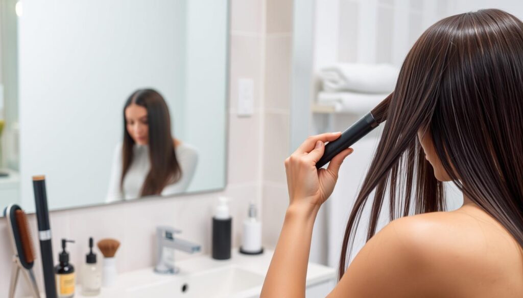 straight hair maintenance