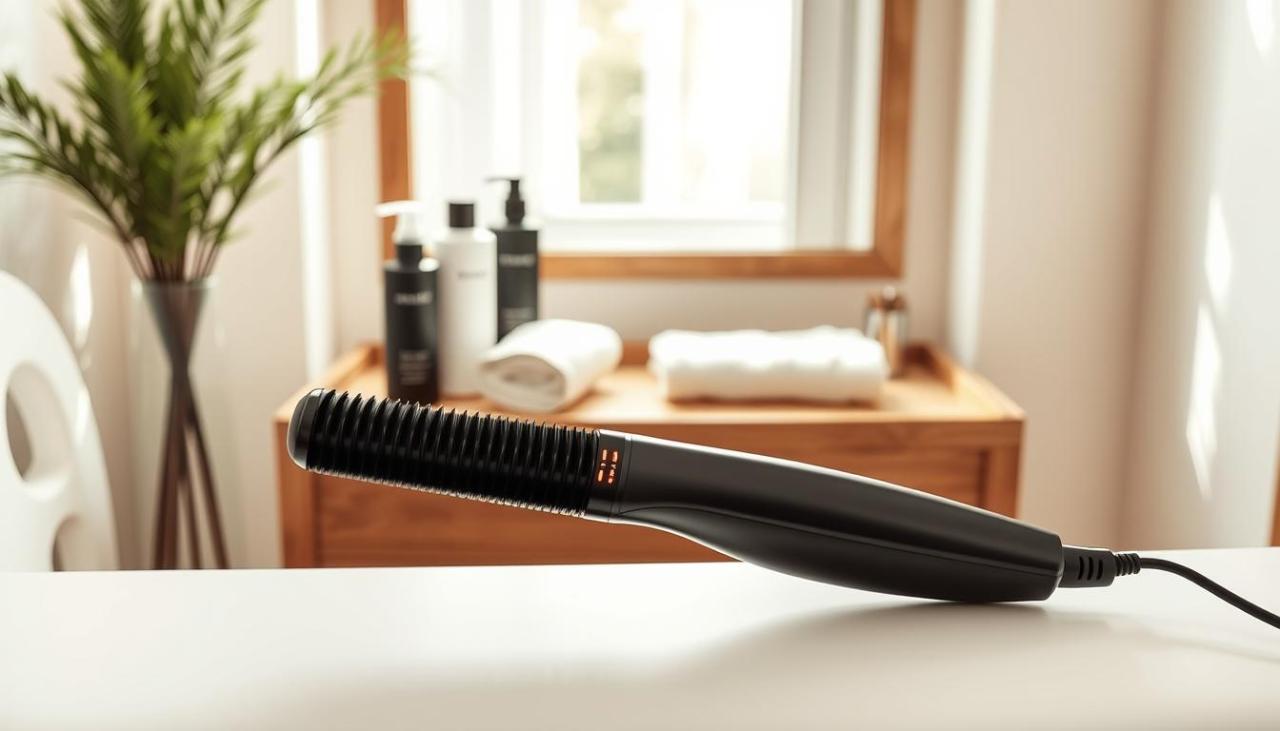 Hair Brush with Quick Heat Up for Effortless Styling