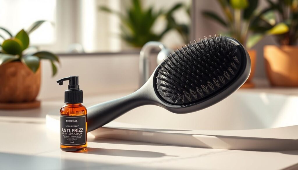 anti-frizz hair brush anti-frizz hair brush