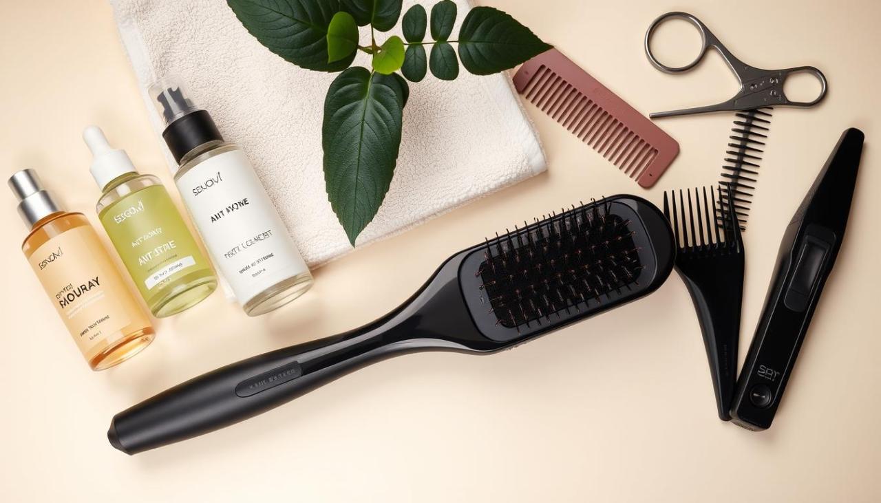 Hair Brush with Anti Static Technology to Reduce Frizz