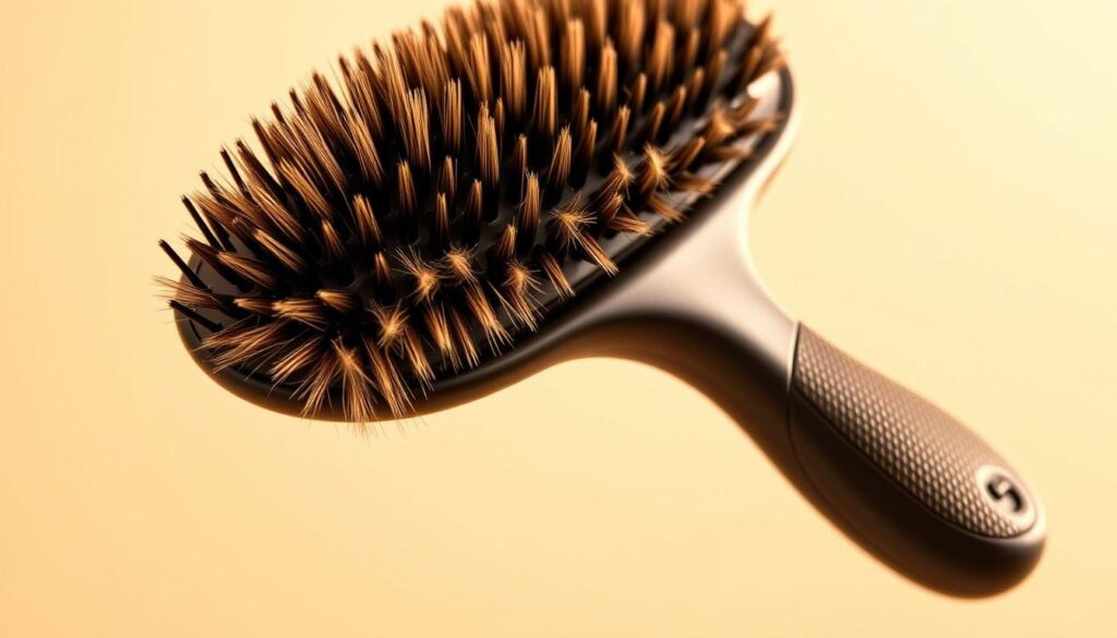 grip-friendly hair brush