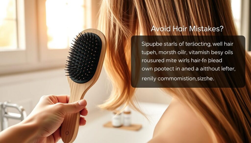 hairbrush for nourishment
