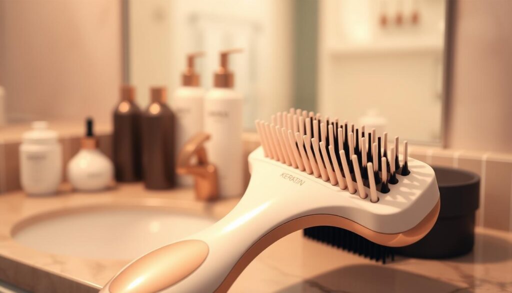 keratin hair care brush