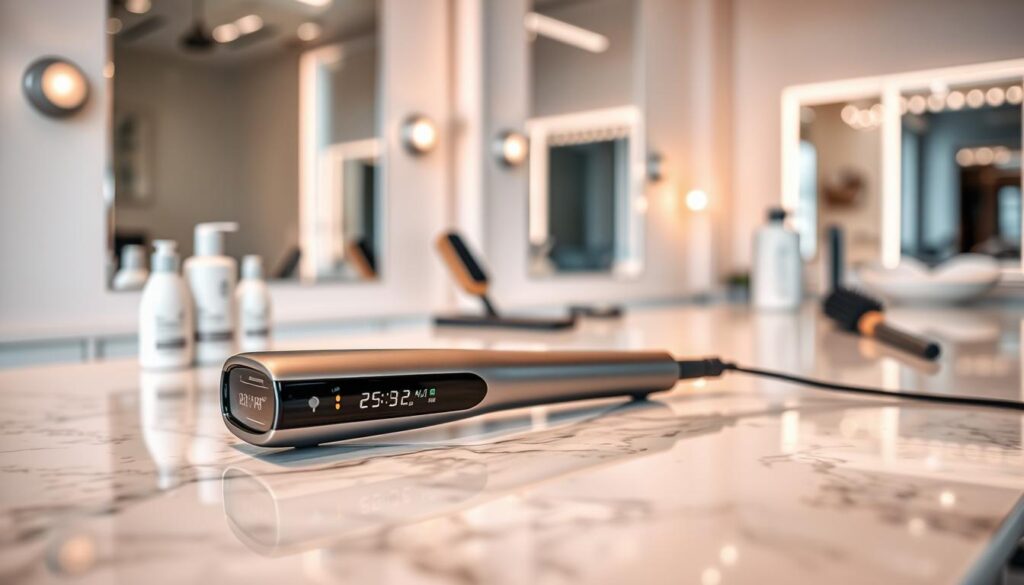 digital hair straightener