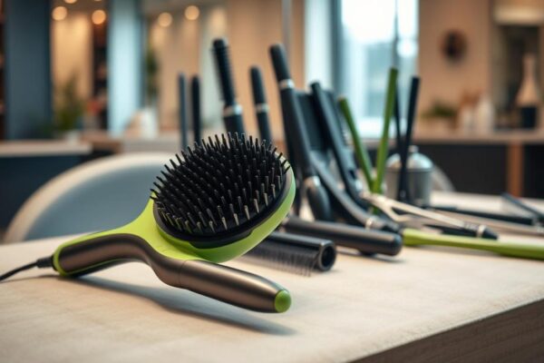Hair Brush with Energy Efficient Design for Eco-Friendly Use