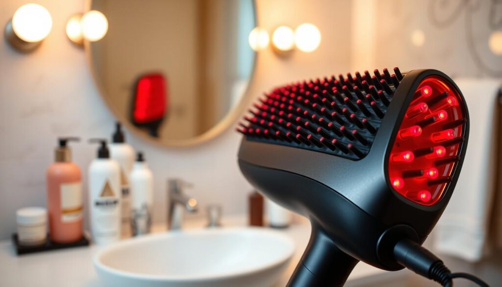 heated hair brush